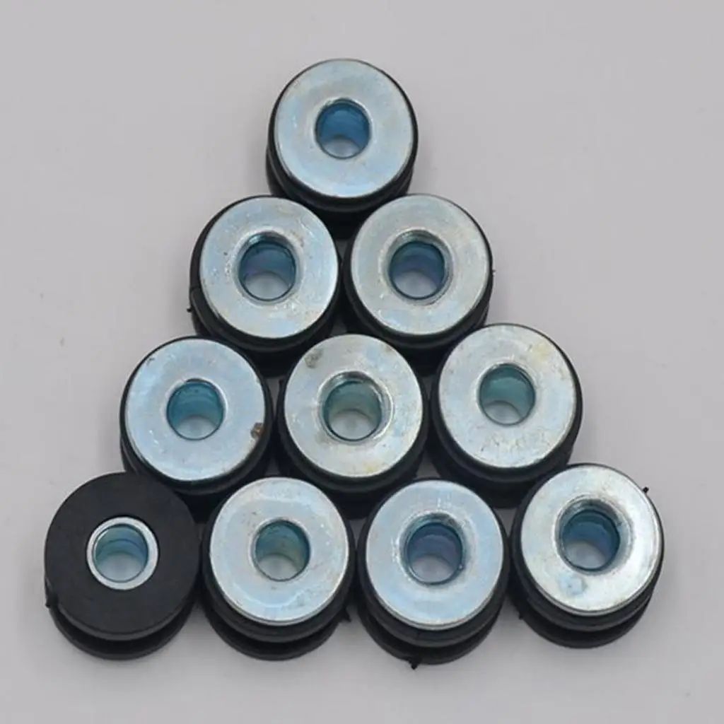 Motorcycle Grommets Fairing Bolt Kit Steel Rubber Pressure Relief for Custom Fairing Body Cover Front Installation