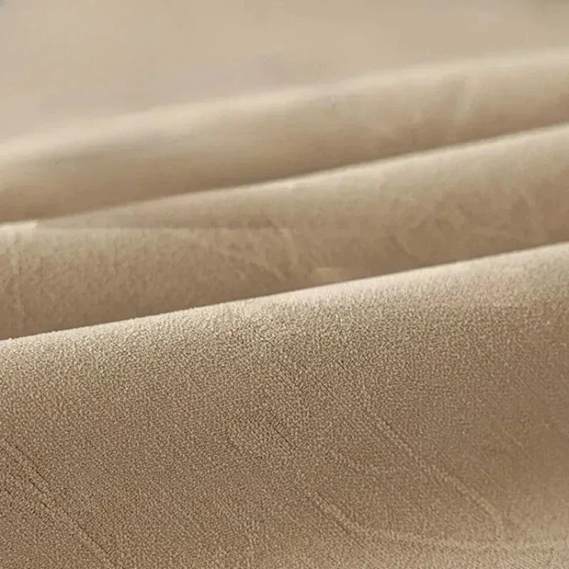 Chenille Jacquard Curtains for Living Room Bedroom Dining Luxury Modern Blackout Cream Color Custom Size White Tulle Decoration