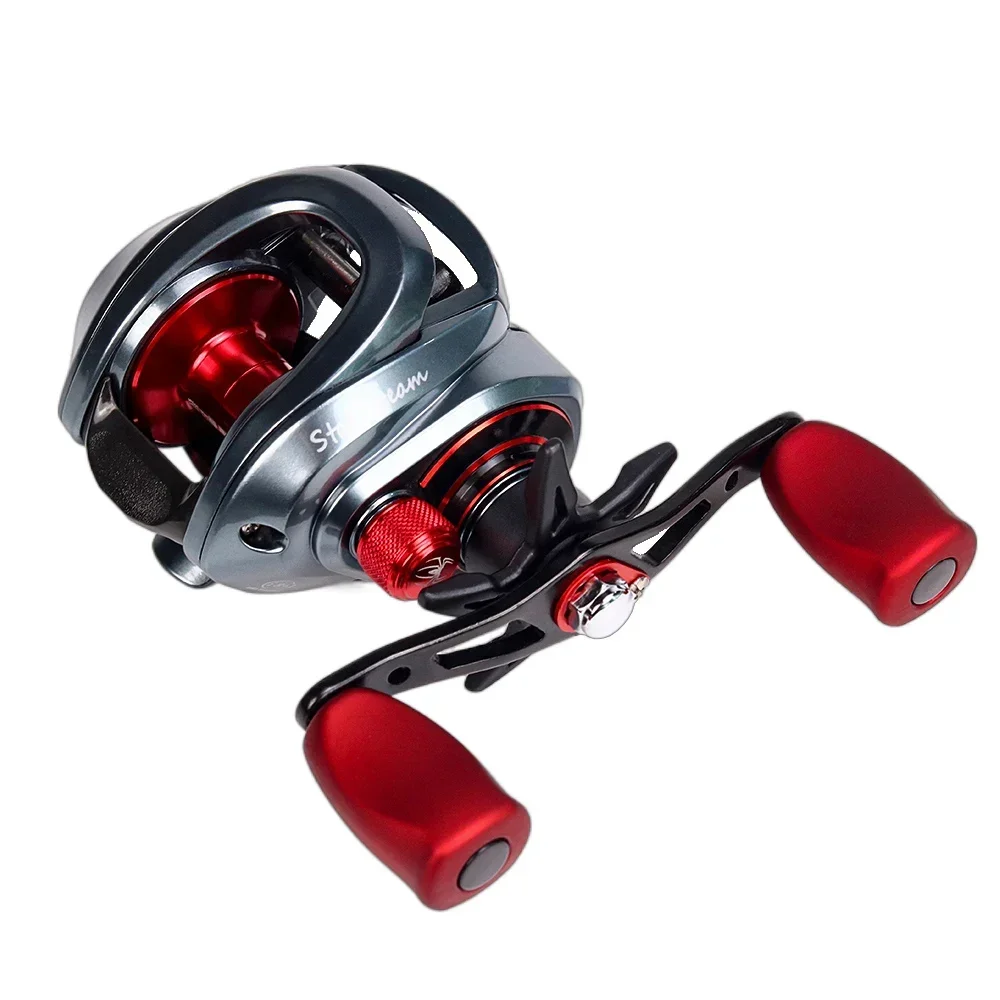 

JOSBY NEW Baitcasting Reel Left Right Hand 8KG Max Drag SS200 Gear Ratio 7.3:1 High Speed Saltwater Freshwater Casting Wheel