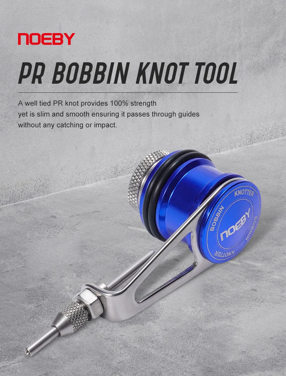 Noeby Angeln Spule Knoten Zubehör Angelschnur PR Knotter Angeln Werkzeug Angeln Knoten Wickler Maschine Tackle Waren für Angeln – Detail 1