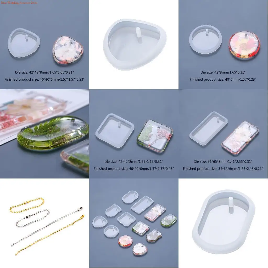 

G92D UV -кристаллическая смоля Перфорированная Силиконовая плесень DIY CRAFT VINGING Pendate Geametry Geometric Form