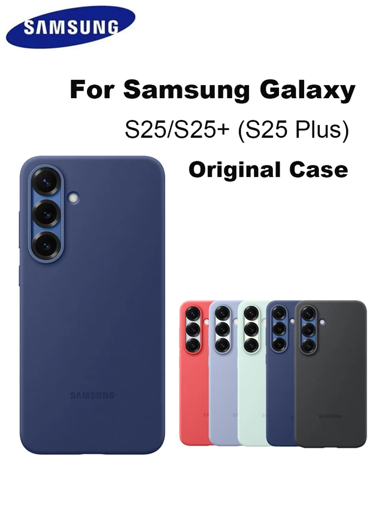 Oryginalne etui silikonowe Samsung Galaxy S25 S25+ Silky Silicone Luxury Soft Touch Anti-Shock do ochrony S25 S25+ — zdjęcie produktu 7
