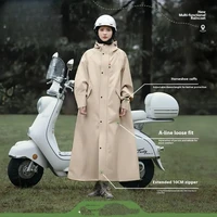 Chubasquero NPY, pantalones de lluvia, traje de cuerpo completo, prevención de lluvia, bicicleta eléctrica, motocicleta, impermeable reflectante dividido para llevar