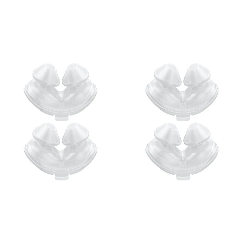 A27U Upgraded 4PCS For Resmed Airfit P10 Nasal Pillow Cushion CPAP Mask Accessories Replacement Soft Lightweight Silicone Dual