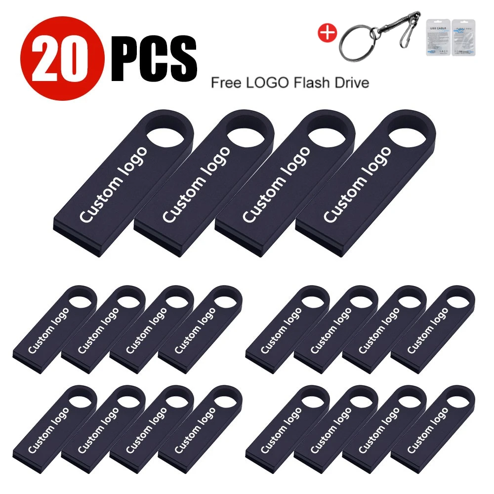 

20PCS/Lot USB Flash Drive 1GB 2GB 4G 8GB Pen Drive 16GB 32GB Pendrive 64GB 128GB 2.0 Gift USB Stick 128MB 256MB Free Custom Logo