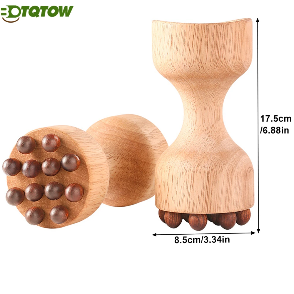 

Деревянная расческа для массажа кожи головы, массажер для триггерных точек меридиана, расслабляющий массажный инструмент для тела Гуа Ша, деревянная терапия, использование всего тела