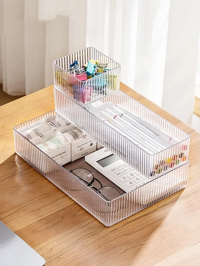 Transparente Schublade zur Aufbewahrung von Schmuck und Accessoires, Plastik-Organizer für Haushaltsgegenstände und Kosmetik – Detail 7