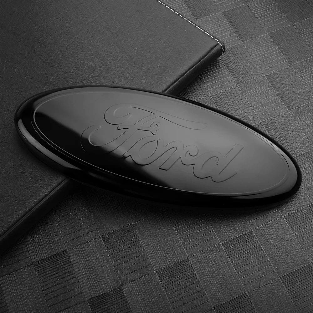 voor Ford Auto Voorkap Embleem Achterklep Badge Front Grille Sticker Mustang Focus Transit Ecosport Edge Fiesta Mk7 Escape Mondeo