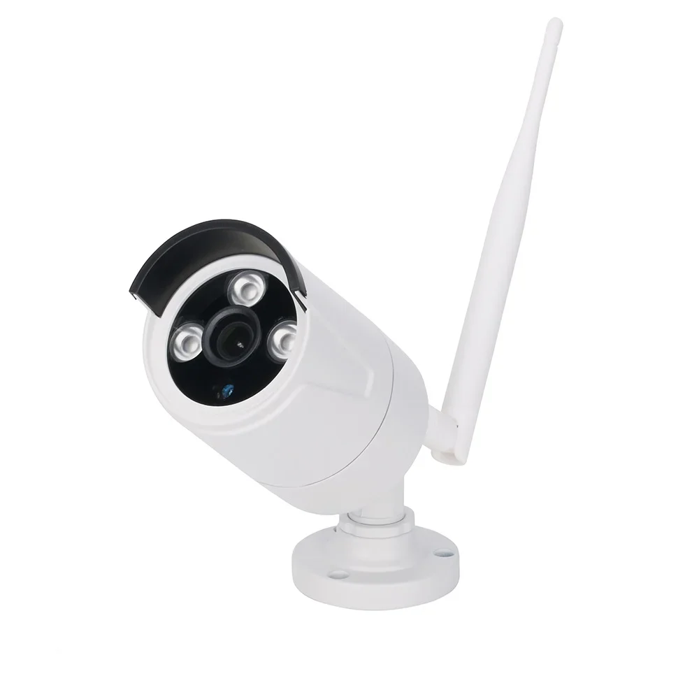 Sistema di telecamere di sicurezza domestica esterna wireless a lungo raggio Telecamere IP da 5 MP Sistema di sorveglianza WiFi 8CH con audio