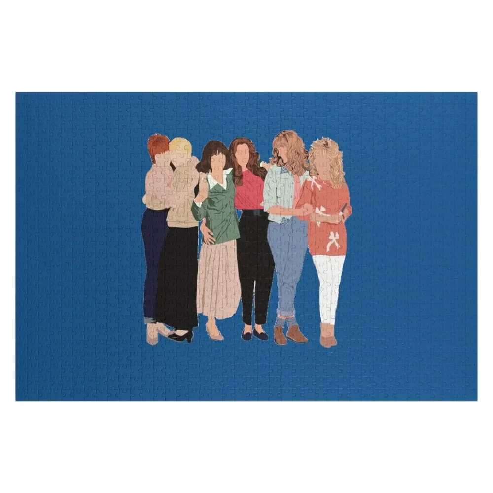 

Steel magnolias girls Sticker Jigsaw Puzzle Personalised Name Custom Wooden Name For Children Puzzle