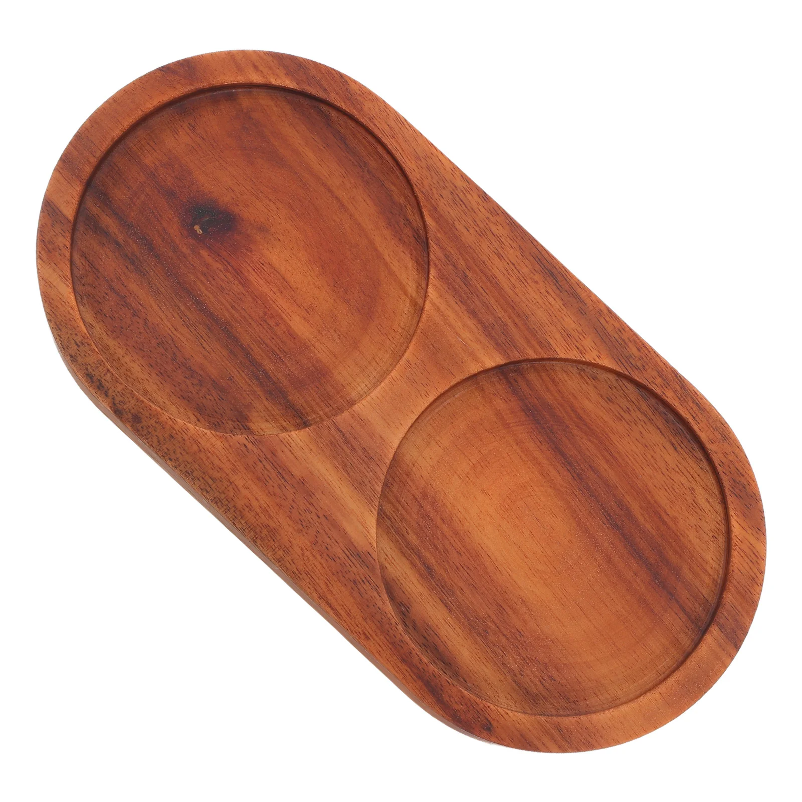 

Bracket Grinder Base Pepper Grinding Tray Wooden 2 Slot Holder Kitchen Countertop