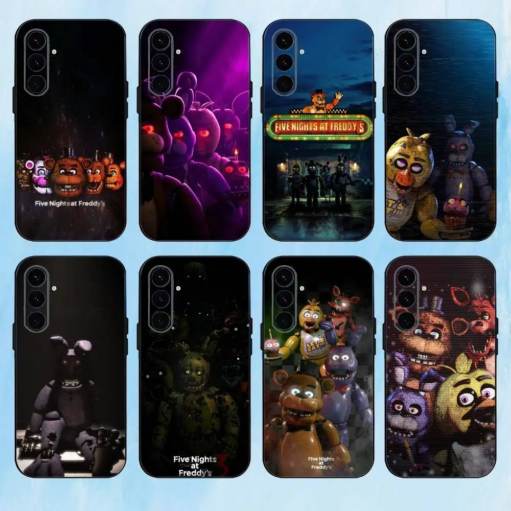 

F-Five Nights At -F-Freddys Fnaf Phone Case For Samsung Galaxy A73,A72,A71,A70,A53,A52,A51,Others Soft Black Cover