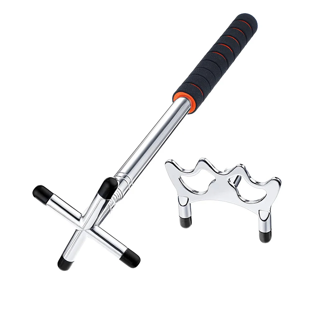Retractable Billiards Stick Holder with Bridge Head Replaceable Detachable Adjustable Pool Table Indoor Competition