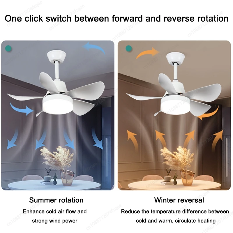 Simple Style Suitable For Dining Room And Living Room 22W Light Source/35W DC Motor Ceiling Fan Light 28 Inch Ceiling Fan Light