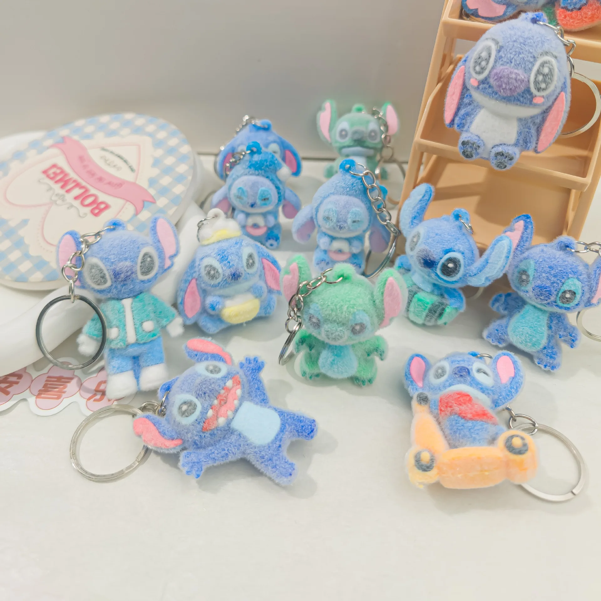 

5/10 шт., милый стежок, брелок, кулон, медведь, игрушечный автомобильный брелок, сумка, очаровательные декоративные аксессуары