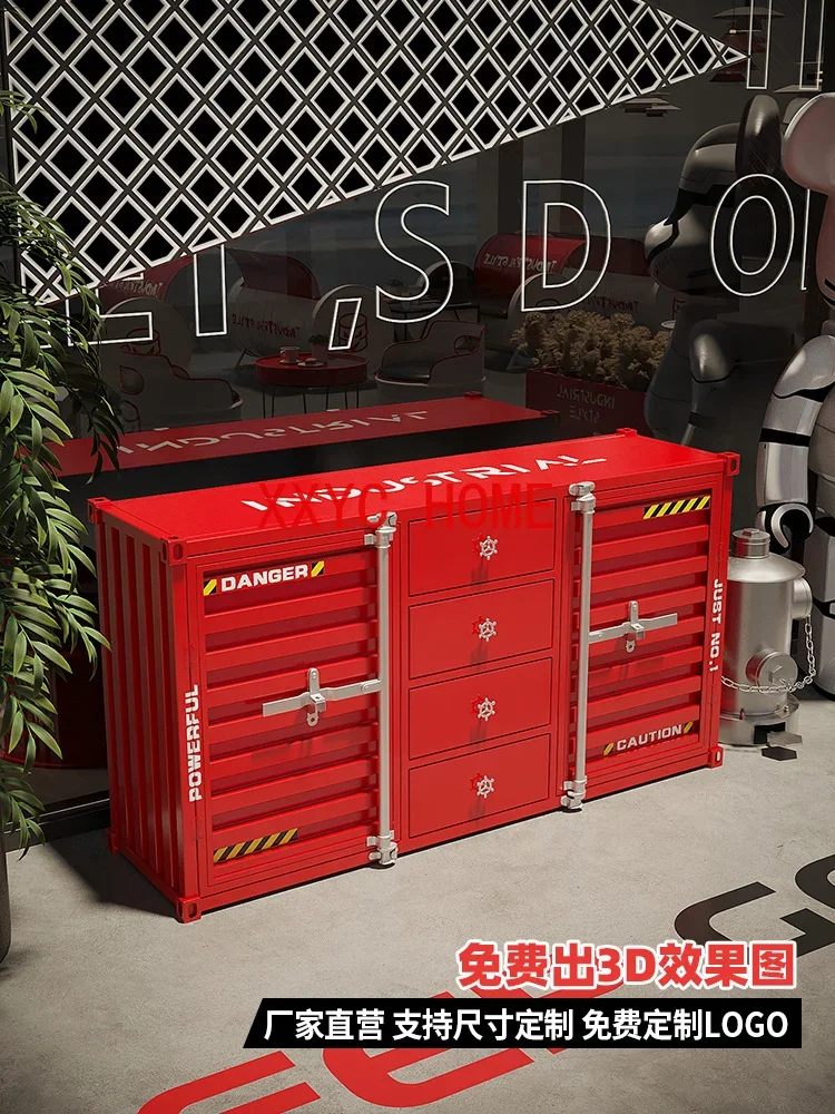 

Iron Chest of Drawers Bedroom Chest of Drawer Industrial Style Storage Cabinet Living Room Dining Room