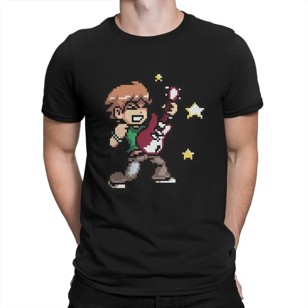 Pilgrim VS The World Game Funny Pure Cotton Tees Round Collar Short Sleeve T Shirts Sprite T-Shirt for Men Unique Clothing image 3