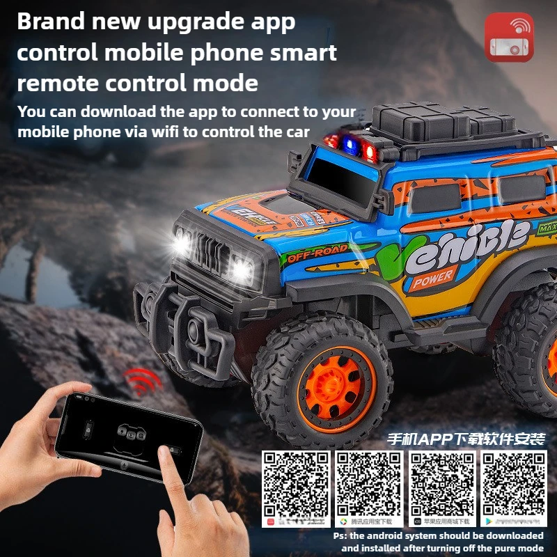

Cool Stuff Toy Car Funny Gift-Hot style High-speed 4WD Rc Truck,APP Control Off-road Climbing Rc Car,Monster Truck,Toys for Kids