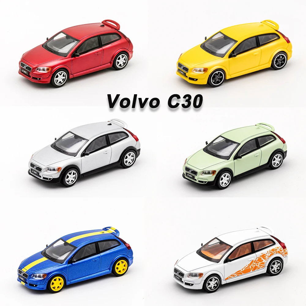 

DCT 1/64 C30 Model Car Vintage Vehicle Hatchback Diecast Car Collection Toy Station Vehicle Gift For Adults With Display Case