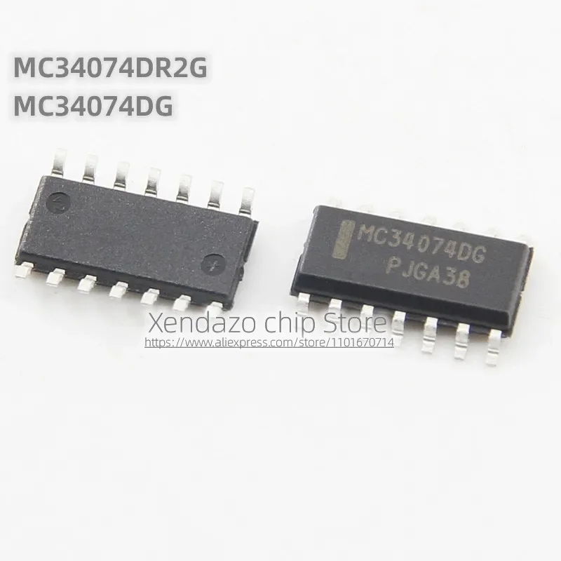 10pcs/lot MC34074DR2G MC34074DG SOP-14 package Original genuine Operational amplifier chip
