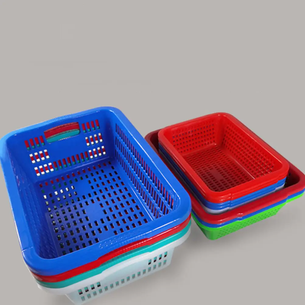 

Набор из 5 прочных пластиковых корзин для хранения: компактный, экономящий место дизайн для дома, кухни, гостиной