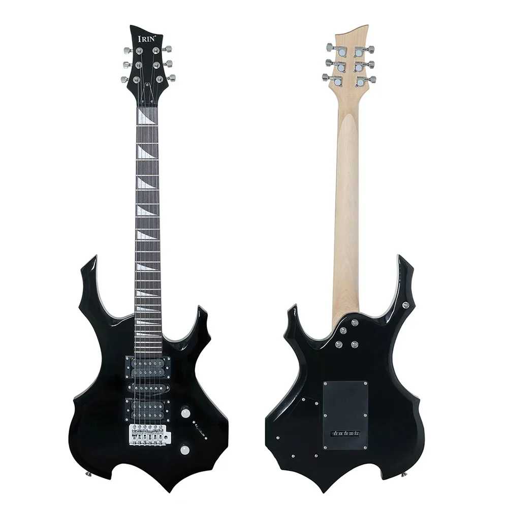 IRIN 6 Strings Electric Guitar 24 Frets Maple Body Electric Guitarra Set with Bag Amp Tuner Strap Picks Guitar Mini Accessories