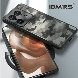 IBMRS for Motorola Edge 50 Ultra Case,(Military-Grade Protection) Shockproof Translucent Phone Case(Camo Black)