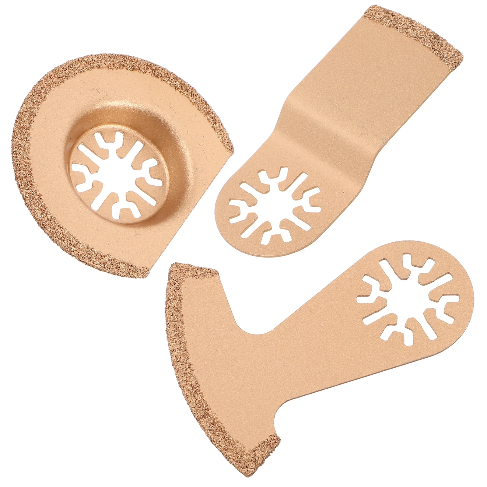 3 pçs lâmina de serra fechada lâminas de carboneto ferramenta oscilante corte de precisão telha cerâmica rejunte remoção metal balanço máquina