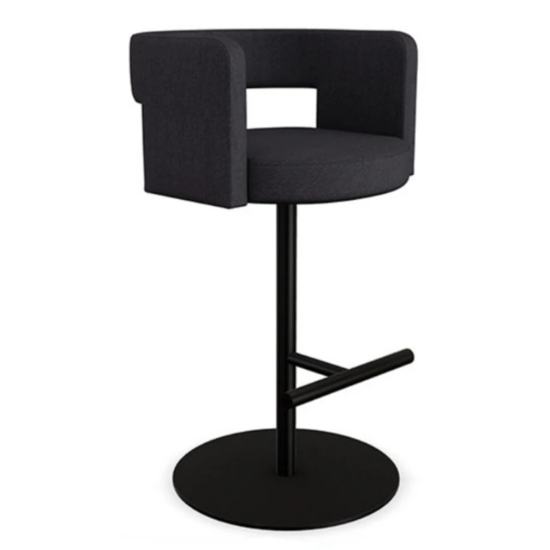 Chaise de bar ergonomique et confortable, chaise de bar design nordique, réglable en hauteur, vintage, pour maquillage, Taburete Alto, mobilier d'hôtel