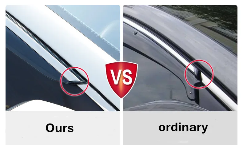 Premium Car Wind Deflector for LEXUS RZ 2023 - Ultimate Sun & Rain Protection, Door Visors Rain Guard 5