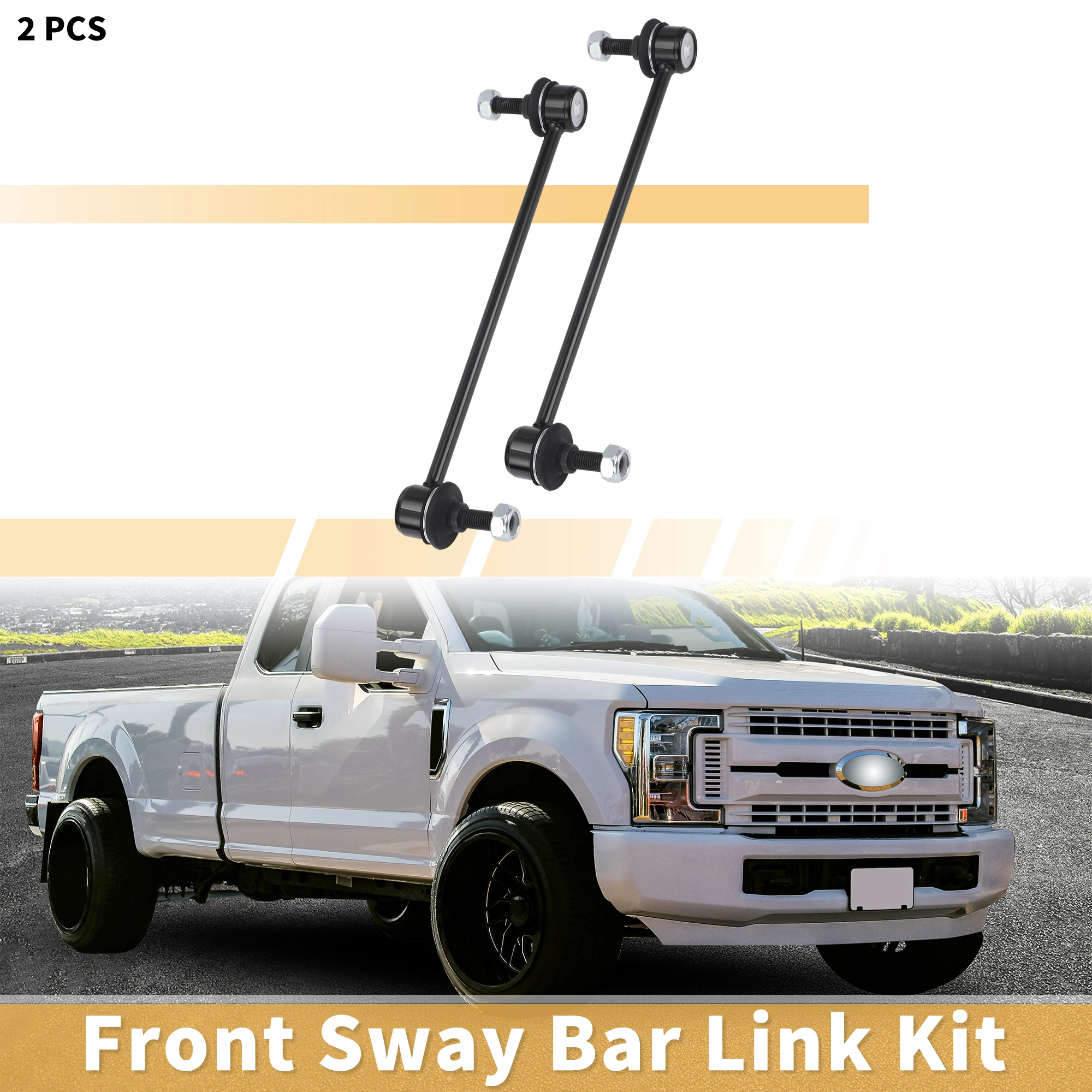 

UXCELL 2 шт. передние звенья стабилизатора поперечной устойчивости для Ford Fiesta EcoSport No 1745924