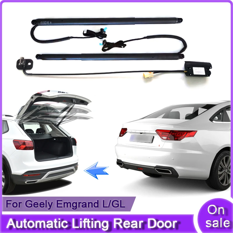 For Geely Emgrand L/GL 2016~2024 Car Electric Tailgate Lift System Kit Auto Tail Gate Opener Automatic Lifting Rear Door