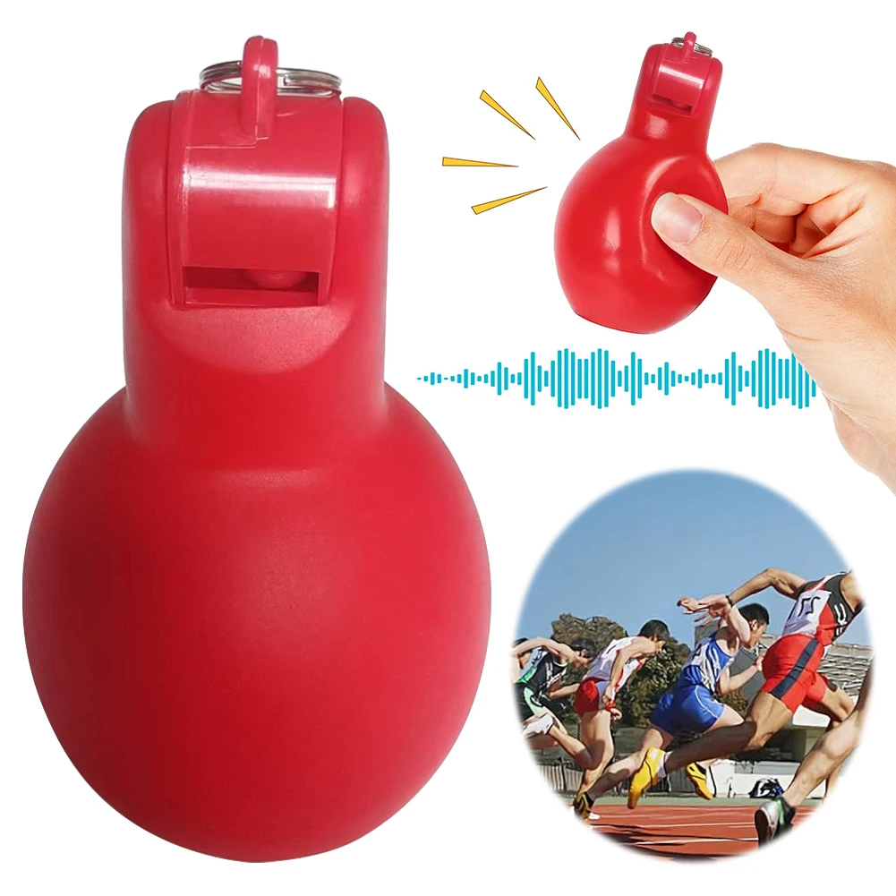 

Hand Squeeze Whistle Sports Whistle Loud Crisp Sound Whistle Safety Survival Whistle for Indoor Outdoor Home School Sports