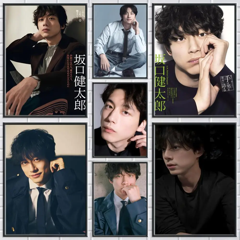 النموذج الياباني K-Kentaro SakaguchiS اللوحة الخط قماش المشارك: تجعد الحرة مقاوم للماء دائم جميع الفضاء جدار ديكور