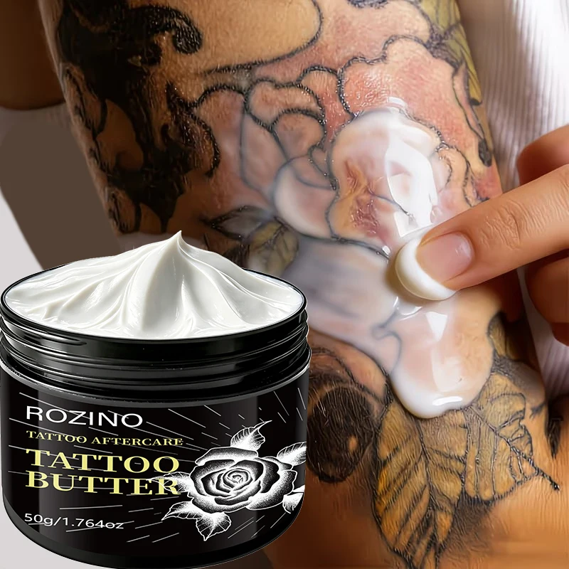 1Pcs/2Pcs/3Pcs Tattoo Care Cream, Tattoo Pre-And Post-Care Cream, Tattoo Coloring Cream, Contains Glycerin, Deeply Moisturizes and Cares for the Skin, Also Protects the Color, Suitable for New Tattoos and Post-Tattoo Care, Gentle and Moisturizing for Daily Use, Locks in Color and Enhances Brightness, Gentle on Tattoo Skin, Soft and Skin-Friendly, Long-Lasting Color, Makes Tattoo Colors Vibrant
