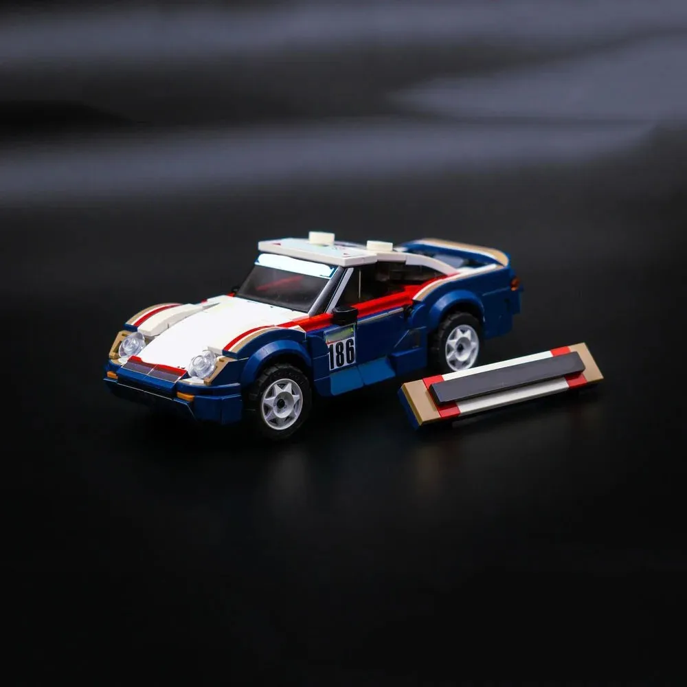 DIY Rally Racing MOC 1984 High-mobility off-road truck 959 Dakar Building Blocks Assembly Model Toy Brick Children Birthday Gift