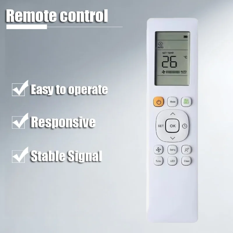 Smart Wireless Air Conditioning Remote Control for RG10ARG10B (K1) RG10B (B1) Household Appliances English Version