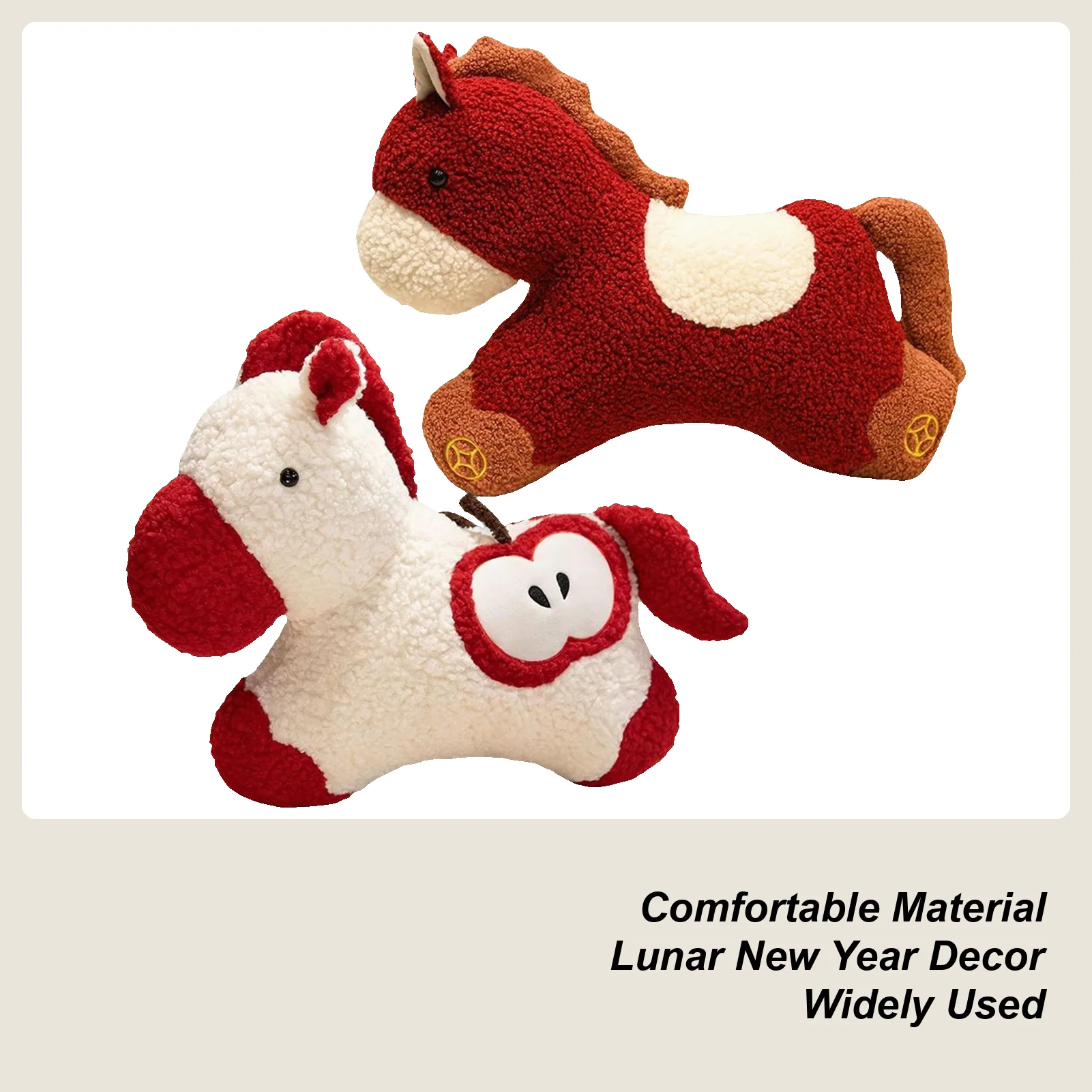 

Плюшевая игрушка «Год Лошади» — симпатичный мягкий лошадь-игрушка для детей и взрослых, для декора стола, прикроватной тумбочки, дивана, дома, гостиной