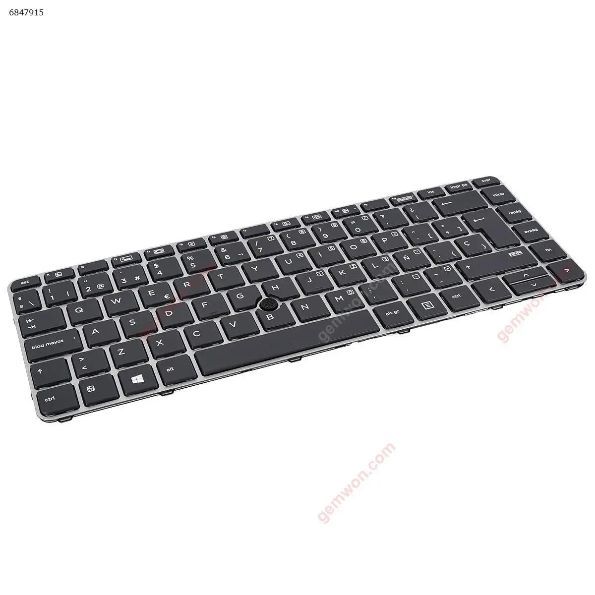 New Genuine SP Keyboard for HP EliteBook 840 G3 Silver Frame Black with Backlit and Point Stick 6037B0113910