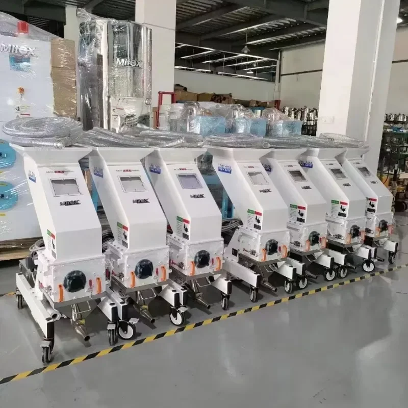 

5HP Plastic Pet Bottle Crusher Low Noise Side Recovery Machine Edge Plastic Pulverizer With Blower Dust Separator