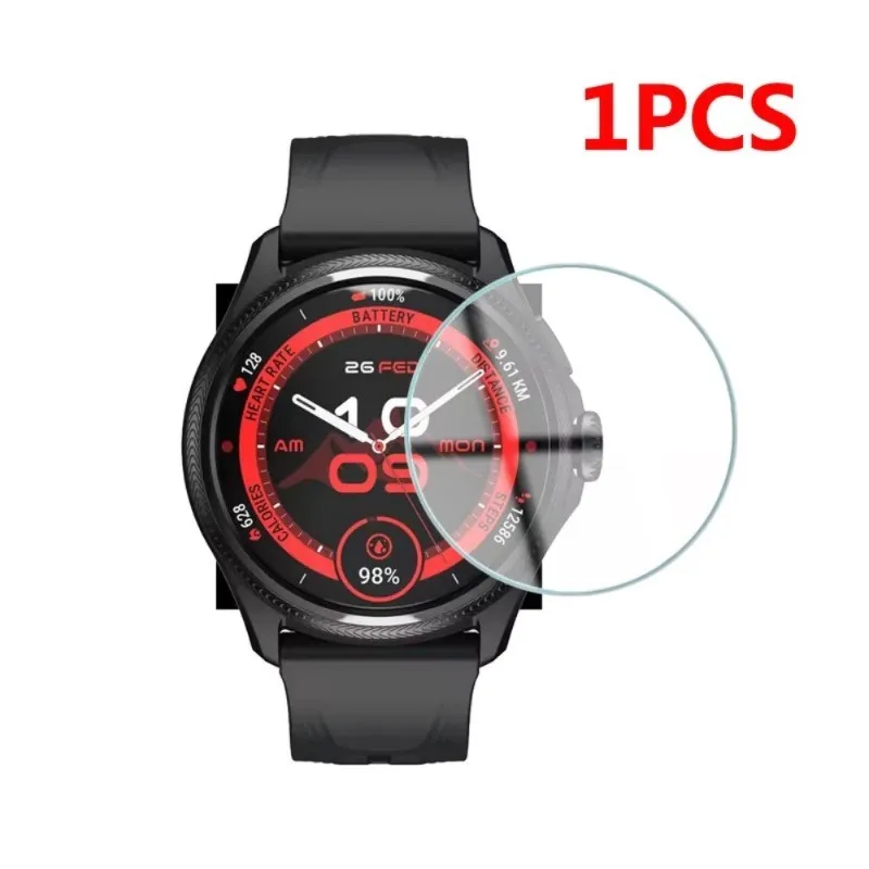طبقة من الزجاج المقسى الفاخر لشاشة الساعة الذكية TicWatch Atlas Pro 5 Enduro المضادة للخدش
