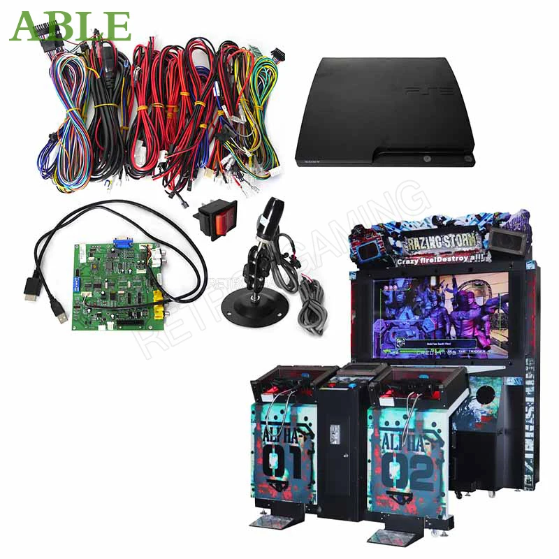 

Arcade Razing Storm Shooting Game Simulator Video Arcade Coin Operated Gun Games Machines For Entertainment Equipment Parts