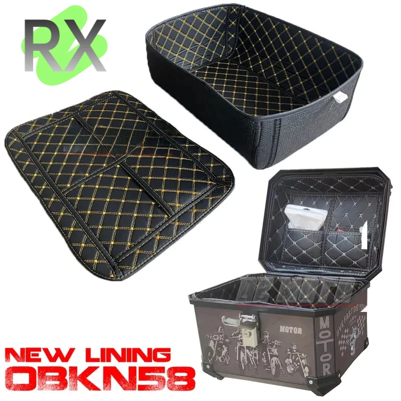 

New lining For GIVI OBKN 58 OBKN58 Motorcycle Trunk Cargo Liner Protector Seat Bucket Pad Storage Box Mat Leather Accessories