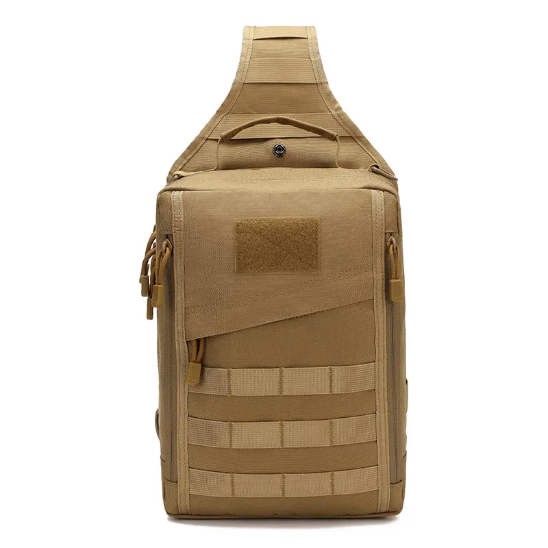 Imagem -03 - Tactical Ombro Peito Bolsa 1000d Coldre Pistola Escondido Carry Sling Crossbody Range Gun Conversível Bolsa para Caça Camping