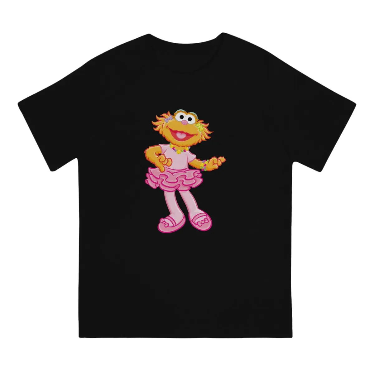 Men Sesame Streets T-Shirt Cool Style Zoe Hipster Ofertas O Neck Graphic Tshirt