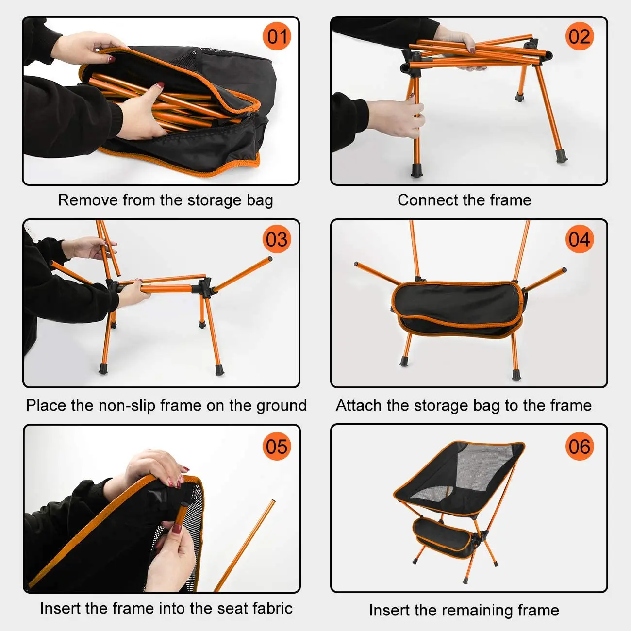 Camping Fishing Barbecue Chair Portable Ultra Light Folding Chair High Load Outdoor Camping Beach Hiking Picnic Seat Tool Chair