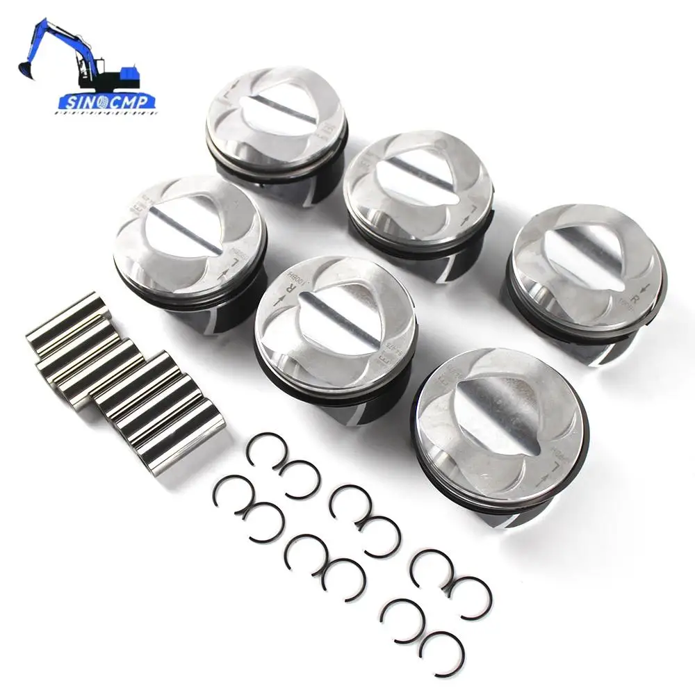 

Для Audi A6 A7 A8 2,8L V6 FSI комплект поршней и колец двигателя STD Φ84,5 мм Φ19 мм CCDA CCEA CHVA BDX Замена OE # 06E107065CF