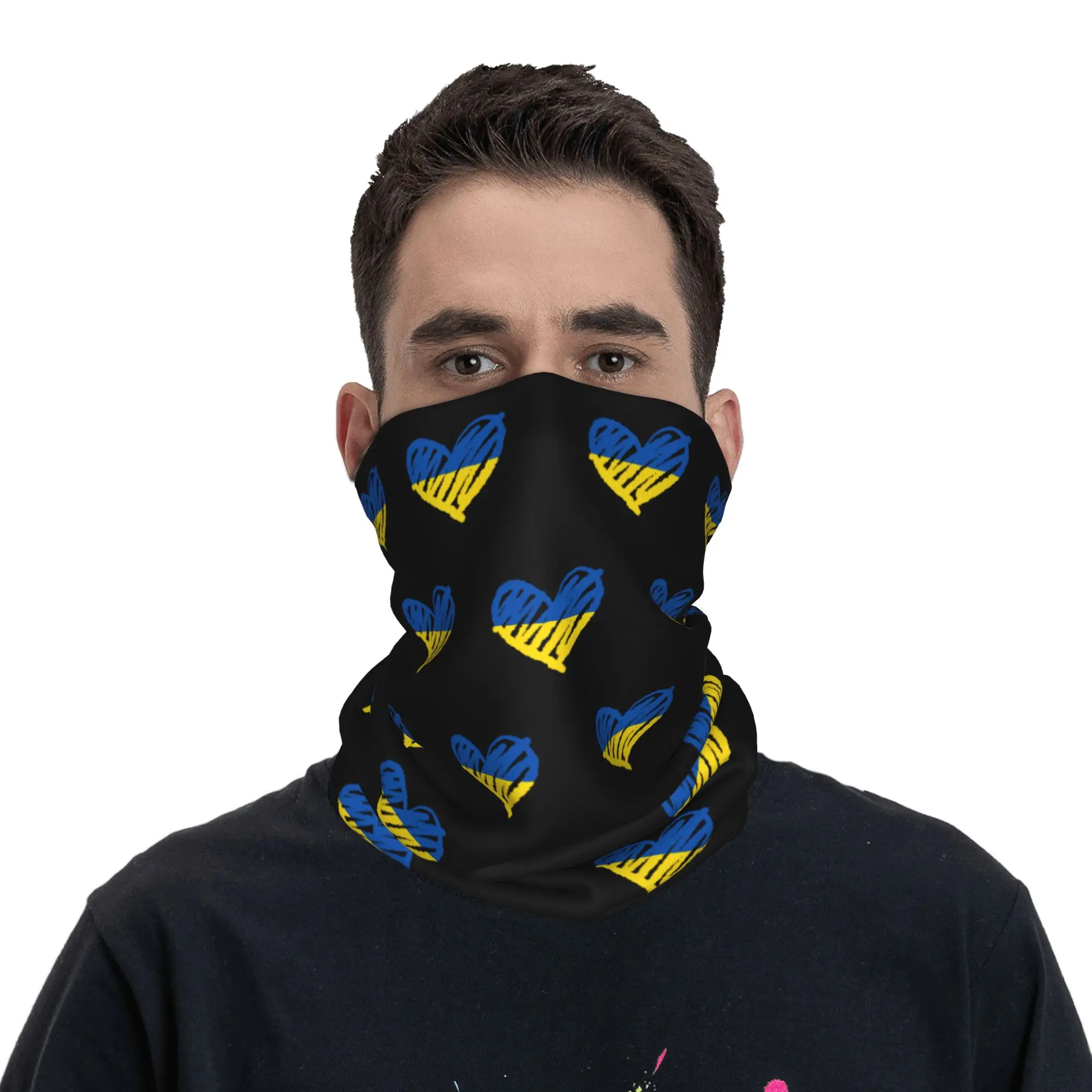 Ukraine Flag Sunflower Ukrainian Bandana Neck Cover Printed  Balaclavas Wrap Scarf Warm Cycling Outdoor Sports Unisex Adult