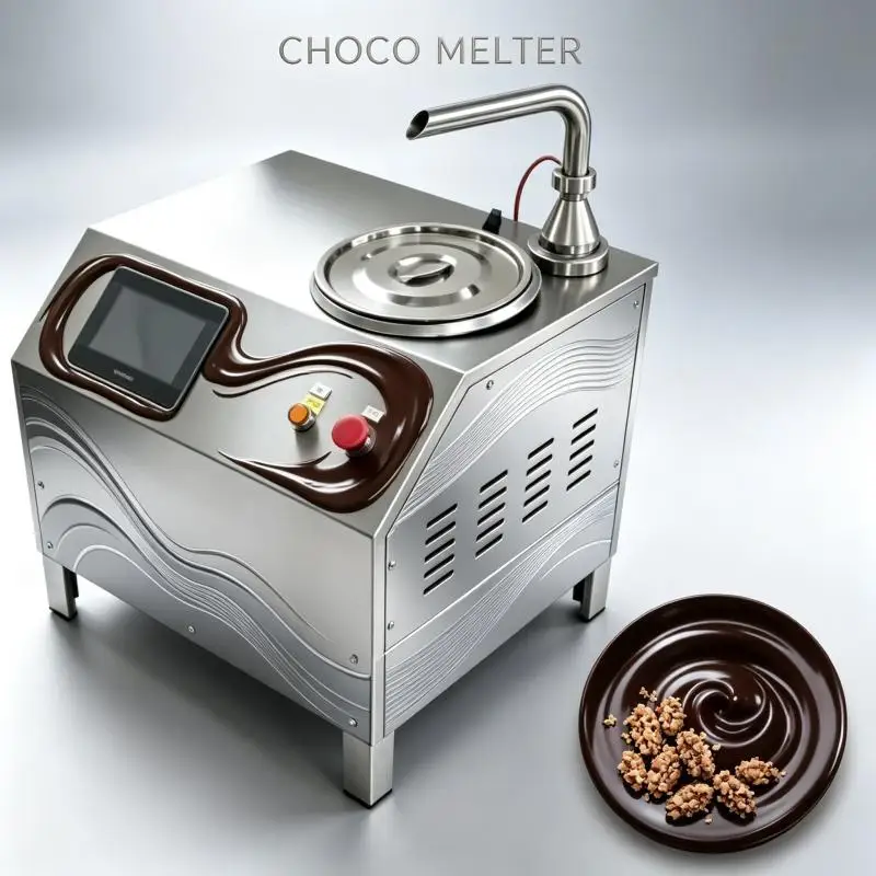 Commercial Chocolate Tempering Machine Digital Temperature Control Melter for Bakery Candy Confectionery Making