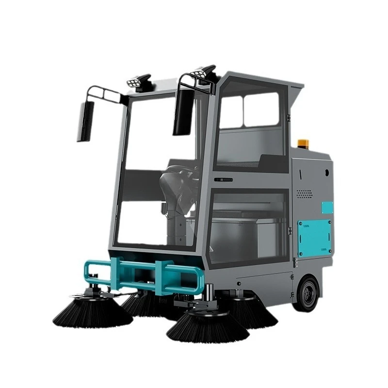 Drive-on sweeper ZG-E200 Factory workshop sweeper Park road electric sweeper